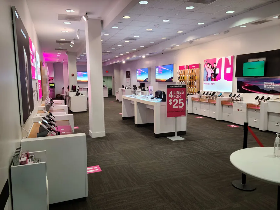 Interior photo of T-Mobile Store at Westfarms 4, Farmington, CT