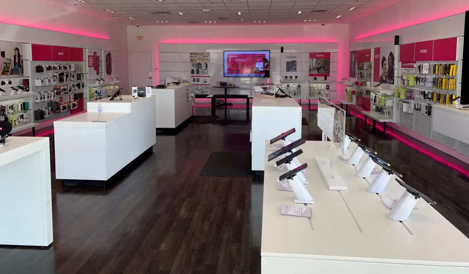 Interior photo of T-Mobile Store at N Fry Rd & Westfield Pkwy Dr, Katy, TX