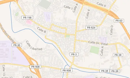 map of #3 Urbanizacion Gomez calle Dr. Vidal Humacao, PR 00791