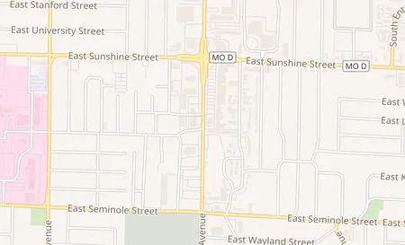map of 1943 S. Glenstone Avenue Suite E Springfield, MO 65804