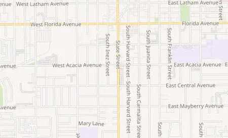 map of 305 S State Street Hemet, CA 92543