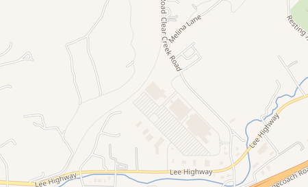 map of 21421 Market Center Bristol, VA 24202