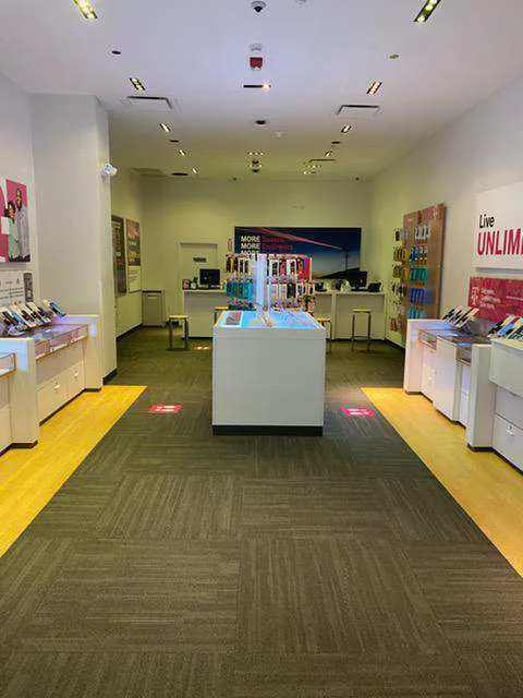 Interior photo of T-Mobile Store at Solomon Pond Mall 3, Marlborough, MA