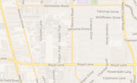 map of 11055 Dennis Rd #23 Dallas, TX 75229