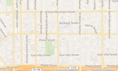 map of 676 N. Los Robles Ave Pasadena, CA 91101