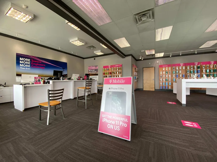 Interior photo of T-Mobile Store at Paoli Pike & Turner Ave, West Chester, PA