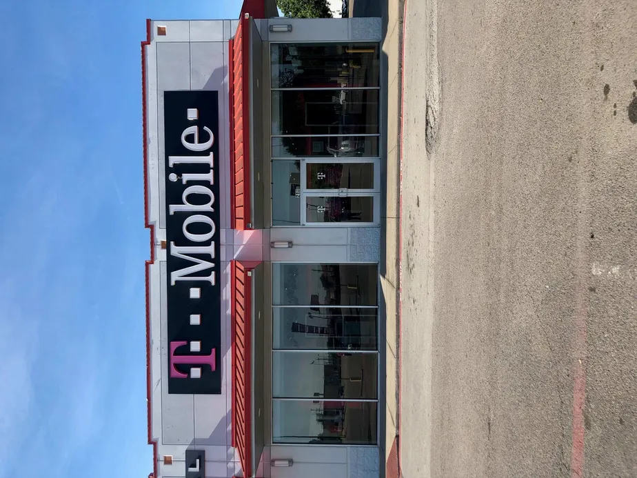 Exterior photo of T-Mobile store at I-30 & Buckner Blvd, Dallas, TX