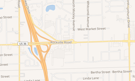 map of 9 Beachway Drive Indianapolis, IN 46224
