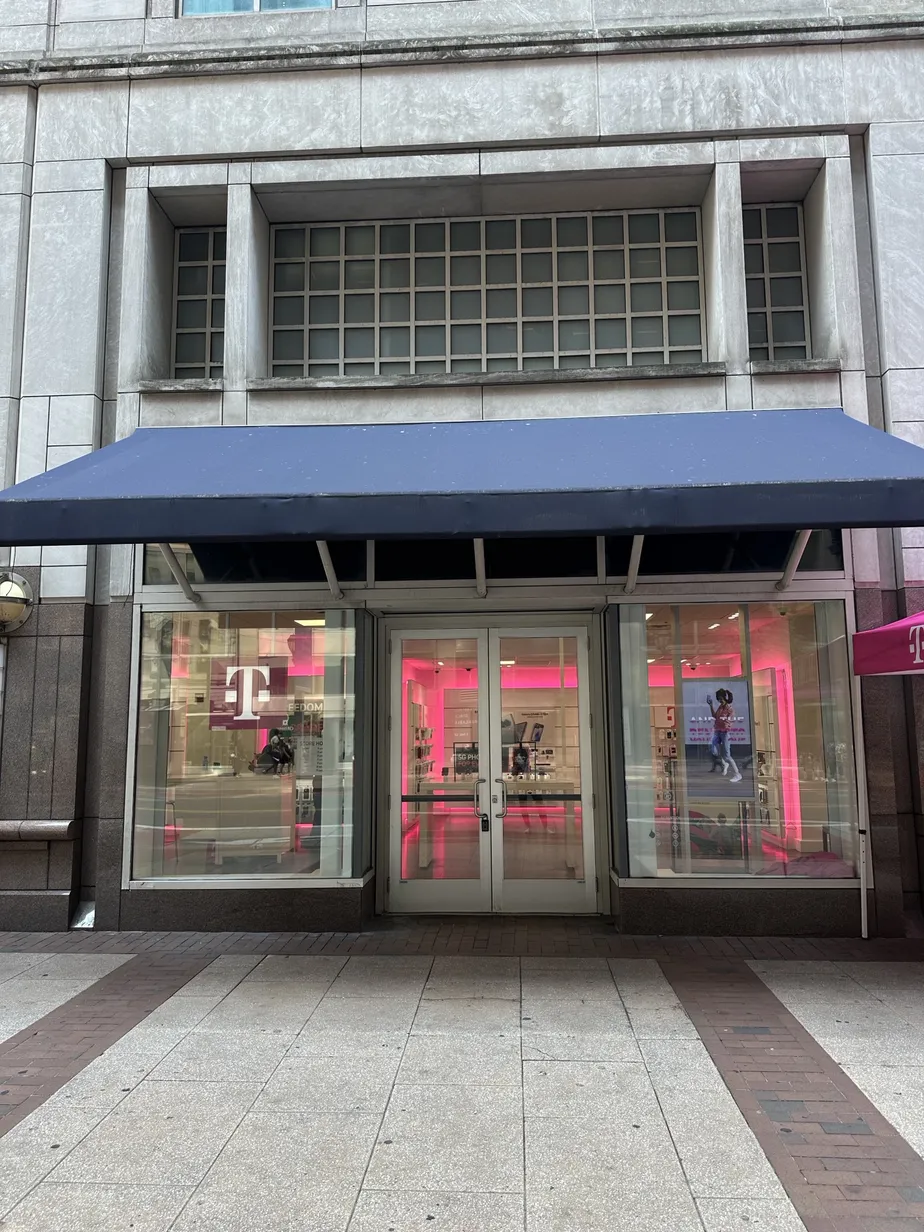  Exterior photo of T-Mobile Store at Market St & 13th St, Philadelphia, PA 