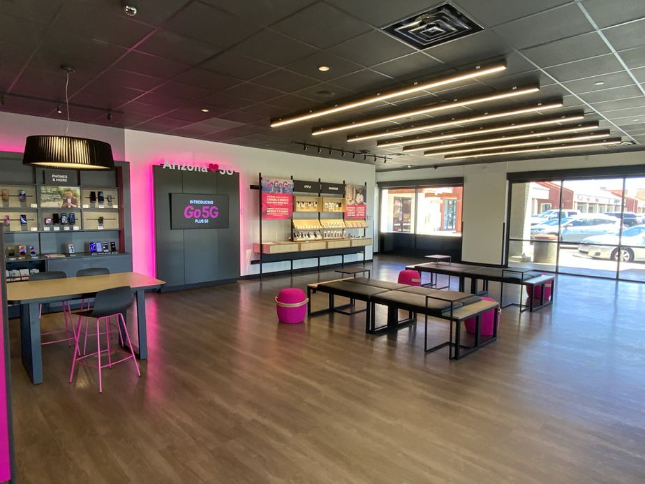 Interior photo of T-Mobile Store at Dobson & Baseline, Mesa, AZ