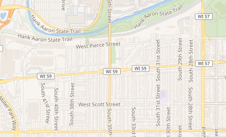 map of 3430 W. National Avenue Milwaukee, WI 53215