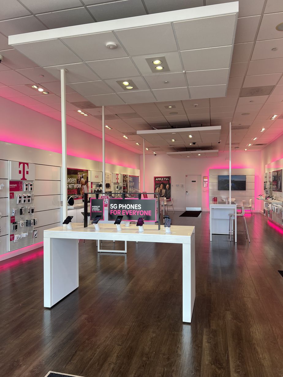 Interior photo of T-Mobile Store at Crosspoint Shopping Central, Hagerstown, MD