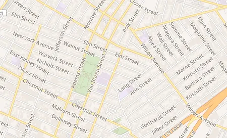 map of 273 New York Ave Newark, NJ 07105