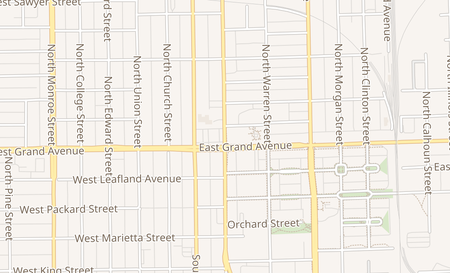 map of 1330 N Water St Decatur, IL 62526
