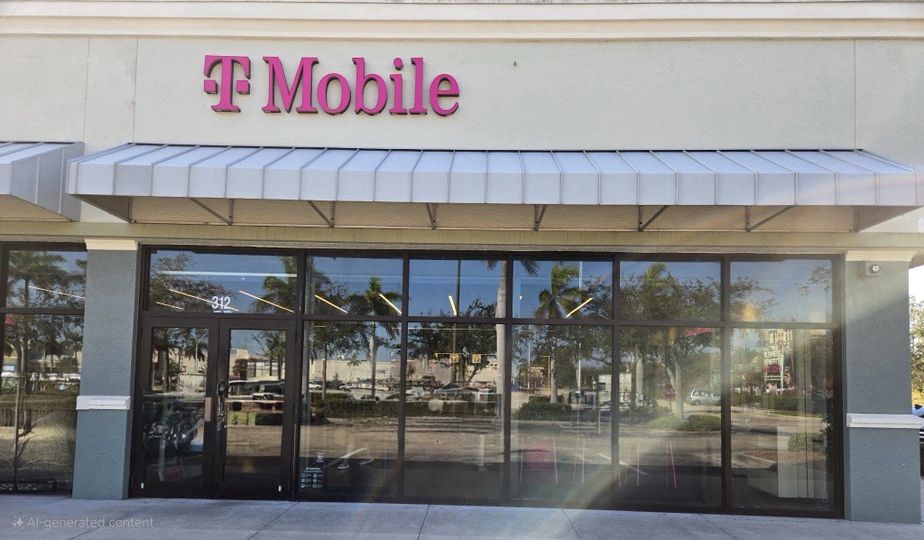 Exterior photo of T-Mobile Store at Santa Barbara Blvd & SW 2nd Av, Cape Coral, FL