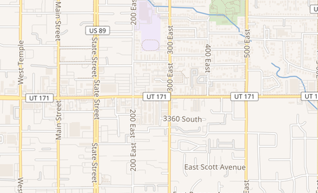 map of 269 E 3300 S Salt Lake City, UT 84115