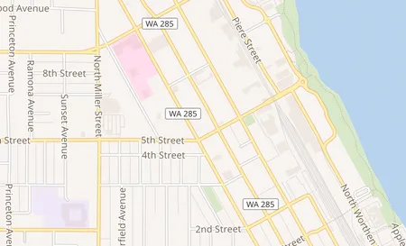 map of 212 5th Street 3 Wenatchee, WA 98801