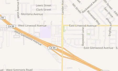 map of 1673 Lander Ave Turlock, CA 95380