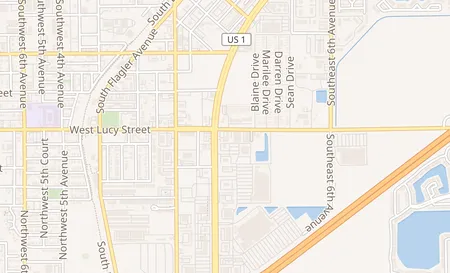 map of 1485 NE 1st Ave Florida City, FL 33034