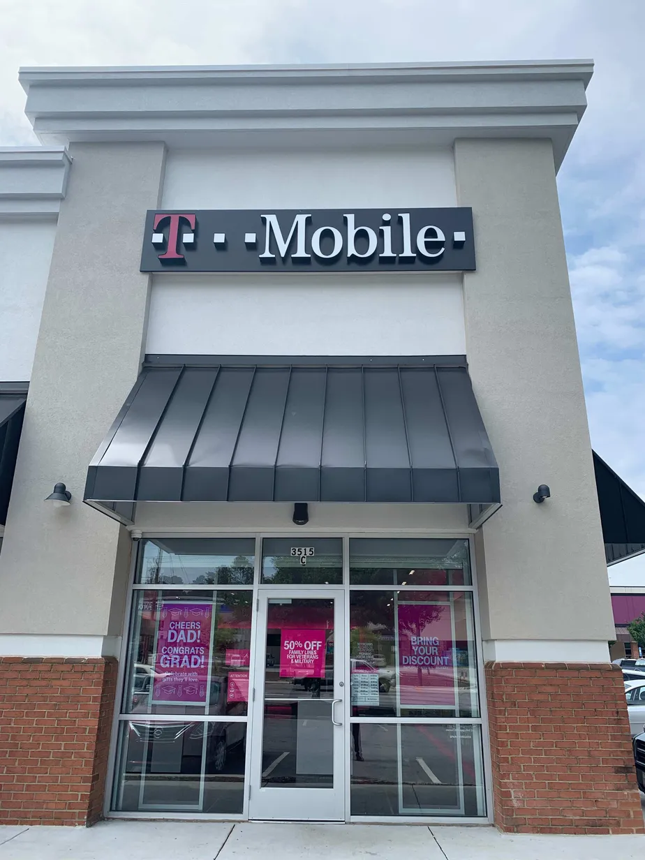 Exterior photo of T-Mobile store at Chamblee Tucker Rd & Northcrest Rd 1, Atlanta, GA
