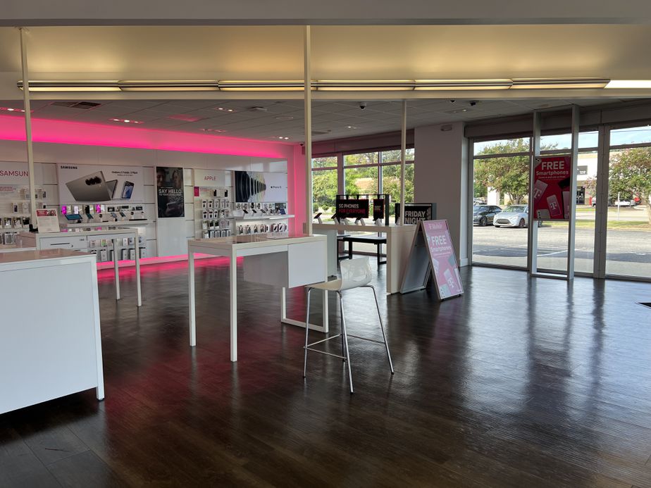 Interior photo of T-Mobile Store at Forest Hills Rd, Wilson, NC