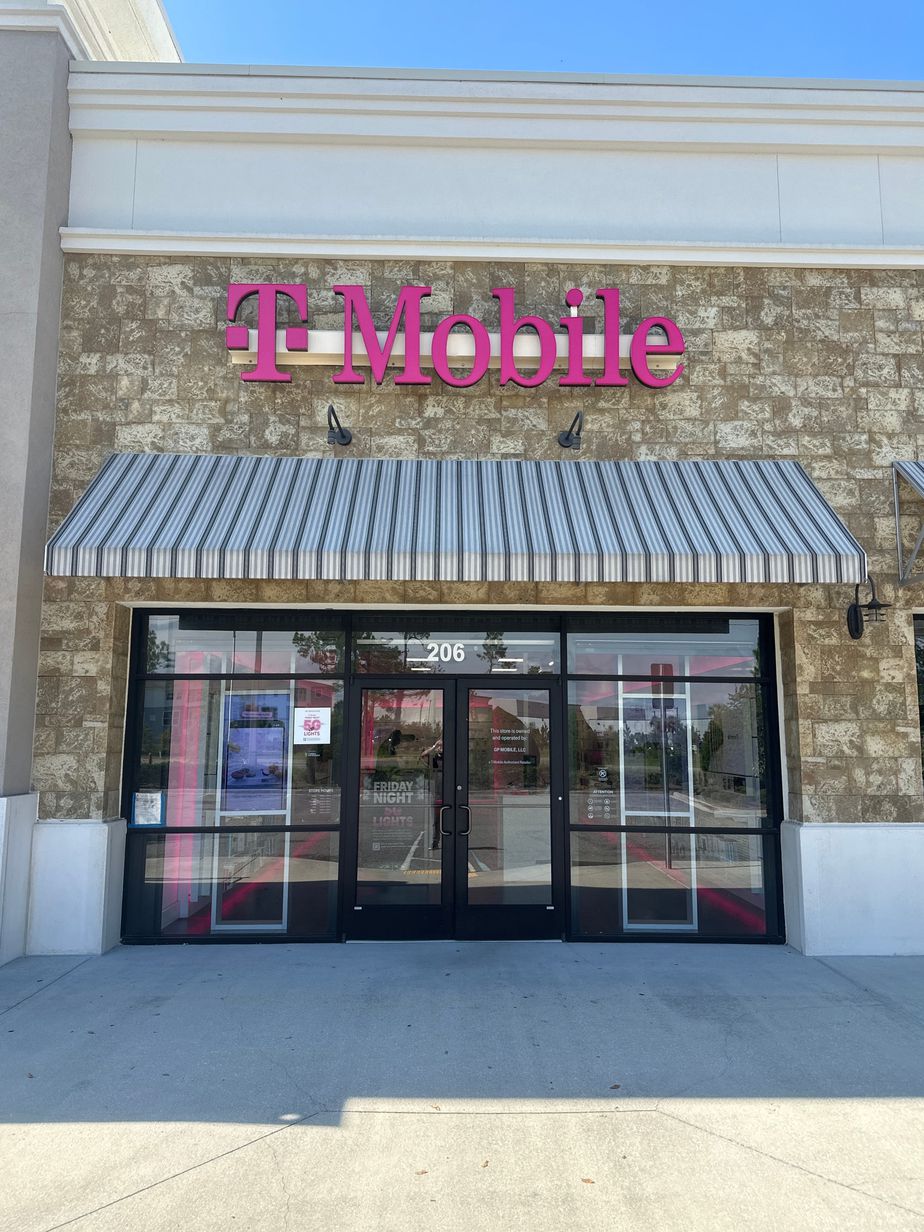 Exterior photo of T-Mobile Store at Shoppes at Murabella, St Augustine, FL