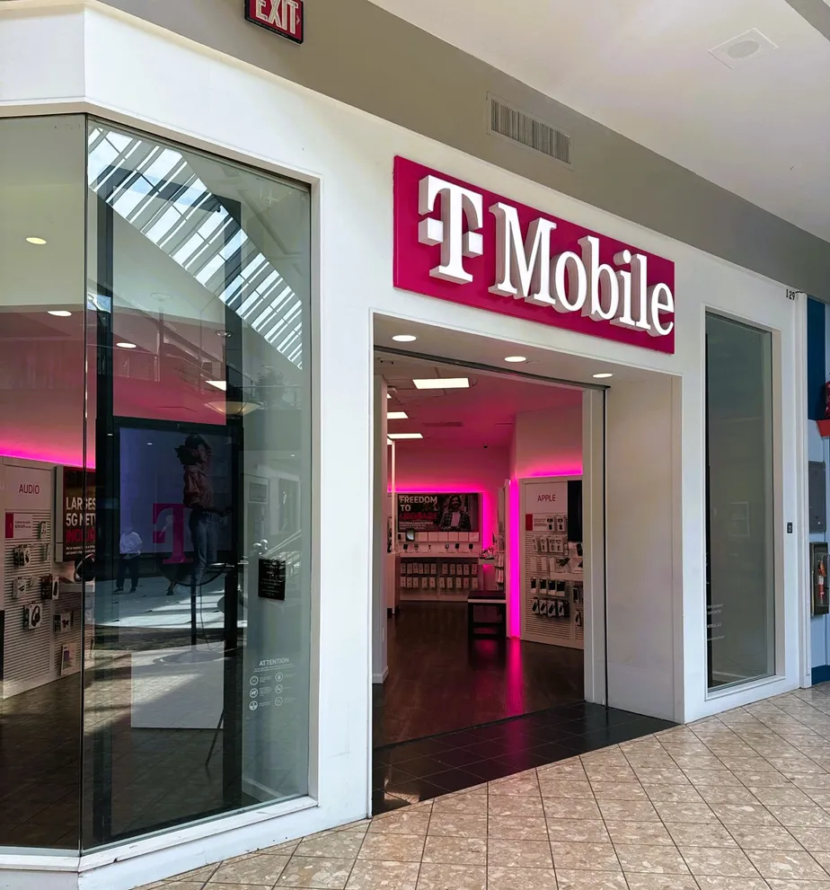  Exterior photo of T-Mobile Store at The Mall At Steamtown, Scranton, PA 