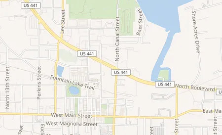 map of 219 E North Blvd Leesburg, FL 34748