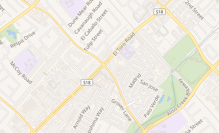 map of 23372 El Toro Rd Ste Q Lake Forest, CA 92630