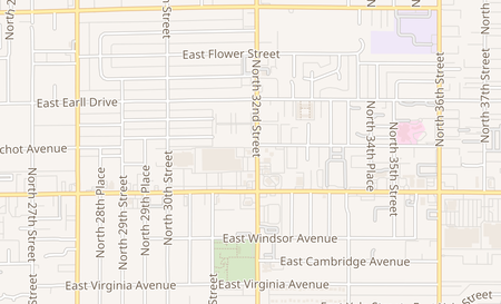 map of 2950 N 32nd St Phoenix, AZ 85018