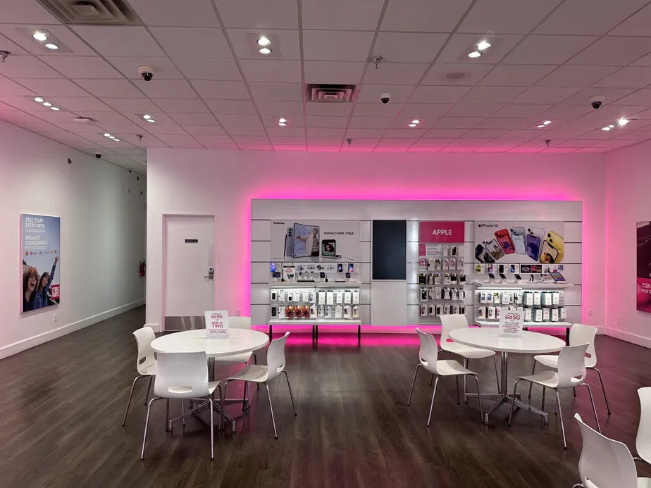 Interior photo of T-Mobile Store at Jefferson, Dallas, TX