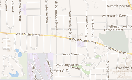 map of 11956 N Saginaw St Mount Morris, MI 48458