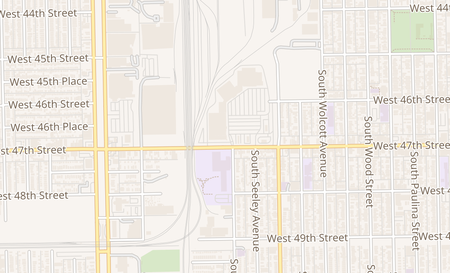 map of 4630 S Damen Ave Unit A12 Chicago, IL 60609