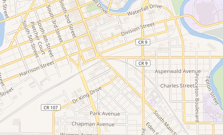 map of 740 South Main Street Elkhart, IN 46516