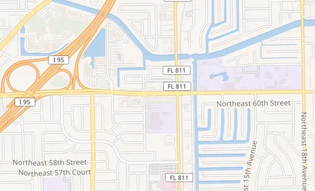 map of 928 NE 62nd St Oakland Park, FL 33334