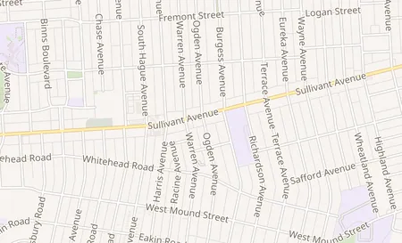map of 2669 Sullivant Ave Columbus, OH 43204
