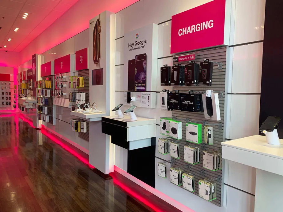 Interior photo of T-Mobile Store at Hwy 55 & O'Kelly Chapel Rd, Cary, NC