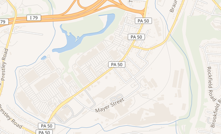 map of 1155 Washington Pike 69 Bridgeville, PA 15017