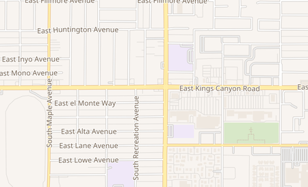 map of 4784 E Cesar Chavez Blvd Fresno, CA 93702