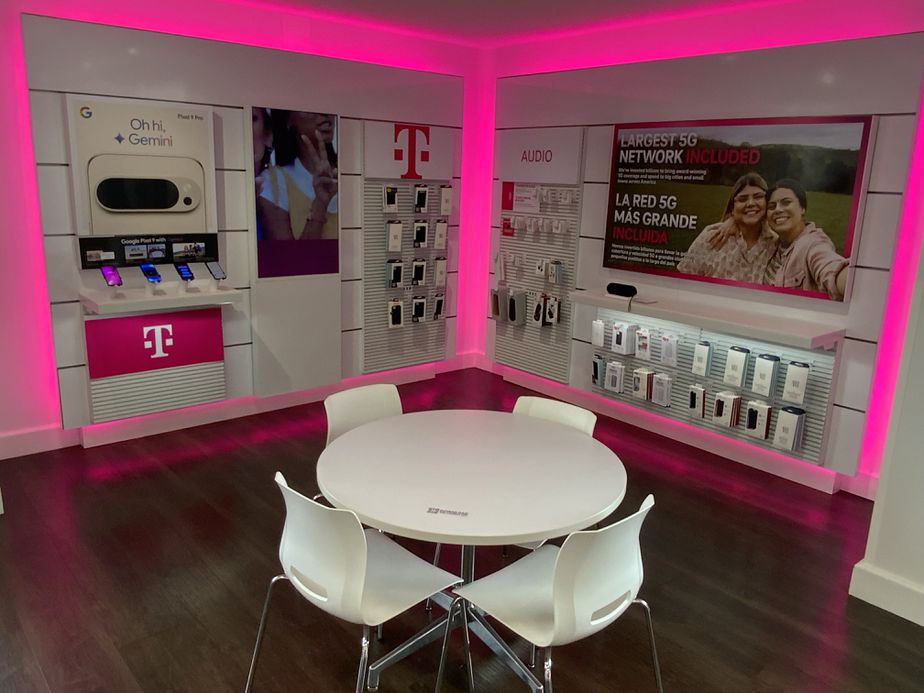 Interior photo of T-Mobile Store at E Walnut Ave & Airport Rd, Dalton, GA