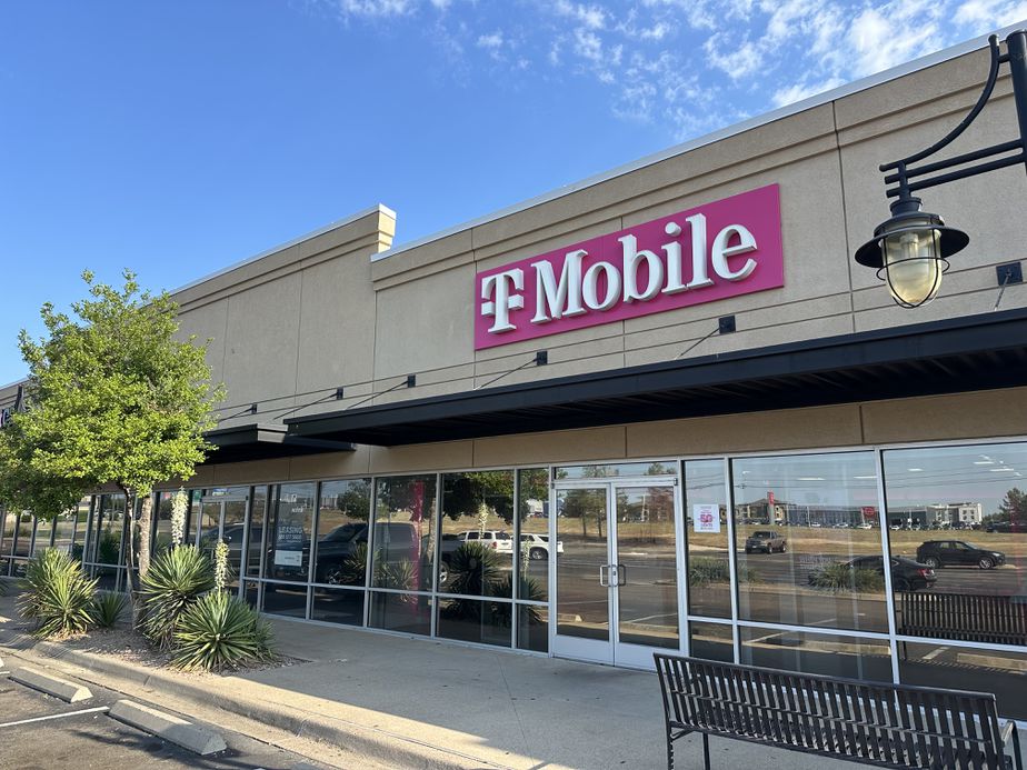Exterior photo of T-Mobile Store at Central Texas Marketplace, Waco, TX