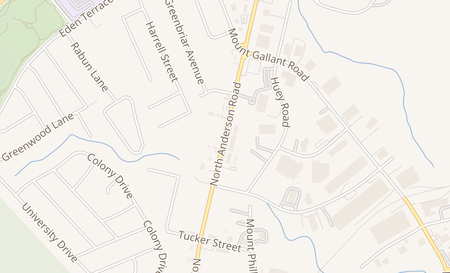 map of 578 Anderson Rd N Rock Hill, SC 29730