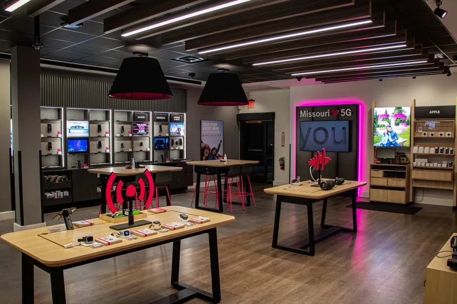 Interior photo of T-Mobile Store at Manchester Rd & Mar El Ct, Ellisville, MO