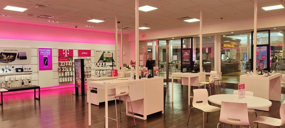 Interior photo of T-Mobile Store at Mall at Prince George's, Hyattsville, MD