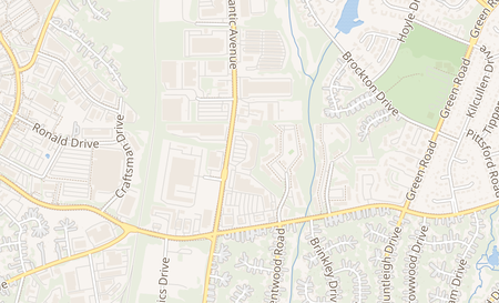 map of 4000 Atlantic Ave. Raleigh, NC 27604