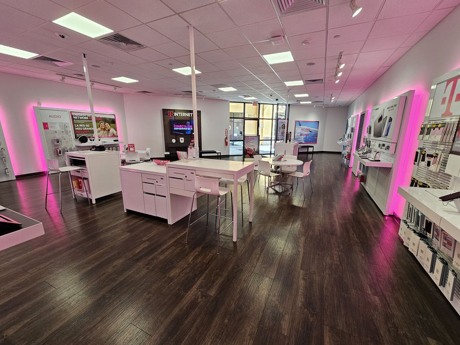 Interior photo of T-Mobile Store at E Prosperity Ave & N Mooney Blvd, Tulare, CA