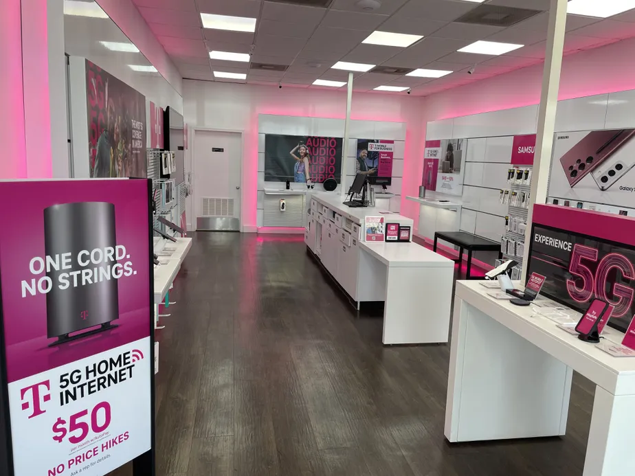 Interior photo of T-Mobile Store at N Saint Marys St & Trojan Dr, Beeville, TX
