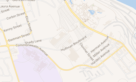 map of 11501 Hoffman Boulevard 1800 West Mifflin, PA 15122
