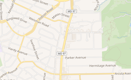 map of 11925 Georgia Ave Wheaton, MD 20902