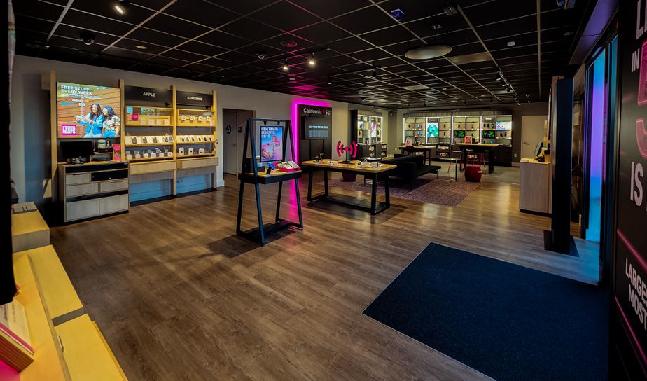 Interior photo of T-Mobile Store at Mountain Green, Upland, CA